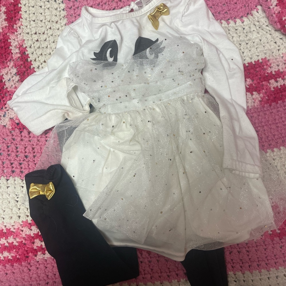 White ghost outfit.